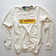 Sweatshirt Tematico X Panini met vintage logo, maat XL - kleur crème